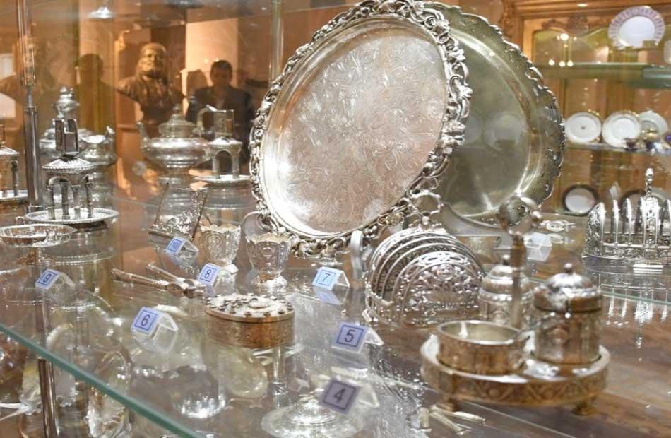 حامل للتوابل والتوست من الفضة.. أبرز معروضات متحف مقتنيات قصر القبة