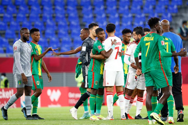 الدقائق الأخيرة تمنح الإمارات الفوز على موريتانيا في كأس العرب