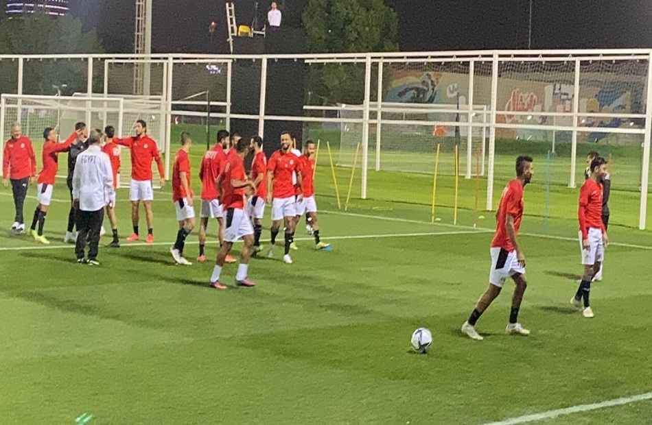 منتخب مصر يختتم تدريباته لمواجهة السودان غدًا في كأس العرب | صور