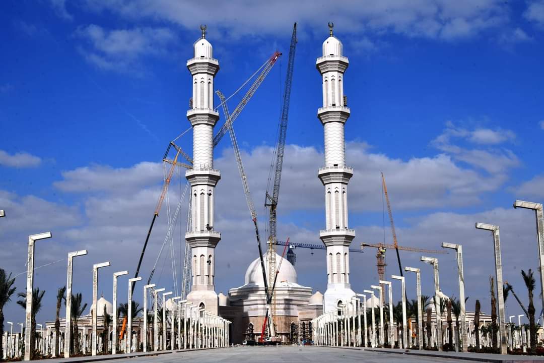 مركز مصر الثقافي الإسلامي بالعاصمة الإدارية الجديدة يضم أحد أكبر مساجد العالم | صور 