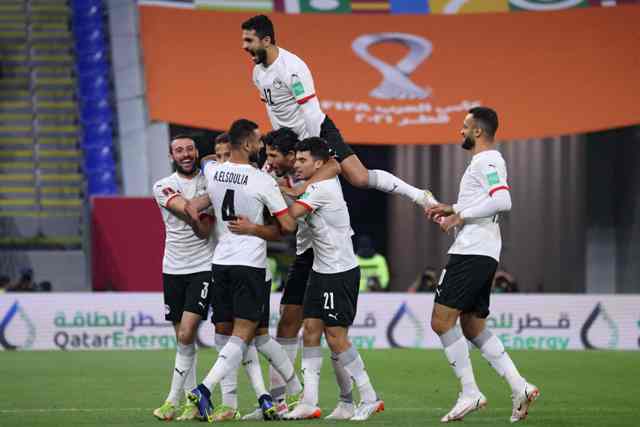 منتخب مصر يتأهل لدور الثمانية بكأس العرب بعد الفوز على السودان بخماسية | صور