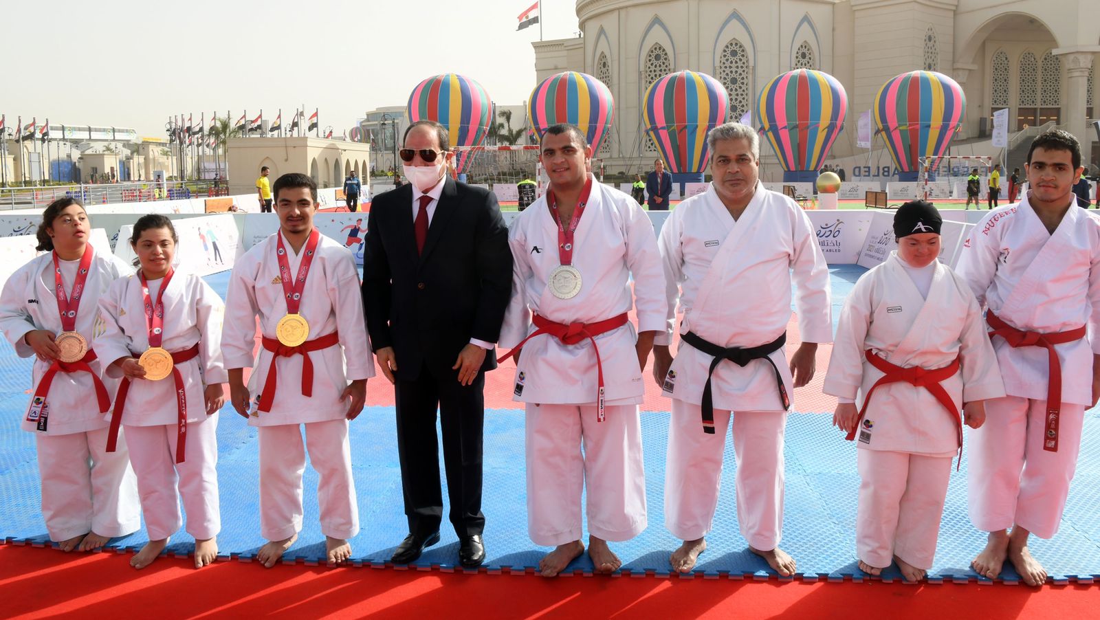 الرئيس السيسى فى فعاليات ممارسة الرياضات لأبطال ذوي القدرات الخاصة