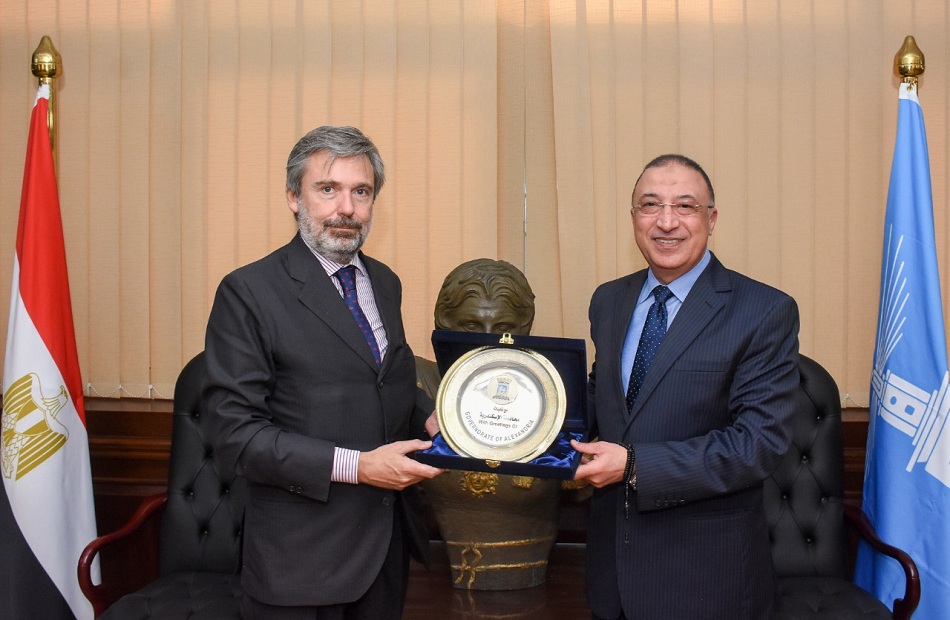 محافظ الإسكندرية يبحث مع سفير إيطاليا تعزيز سبل التعاون| صور