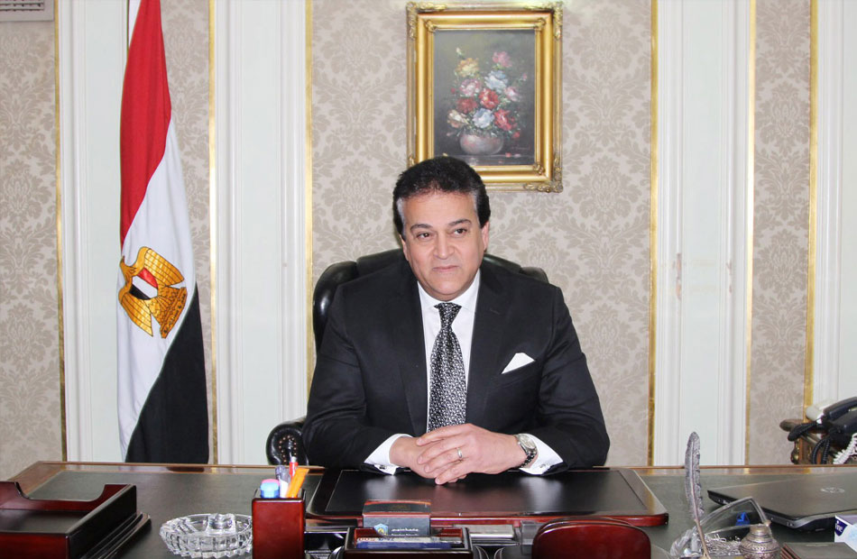 وزير التعليم العالى يستقبل سفيرة البرتغال بالقاهرة