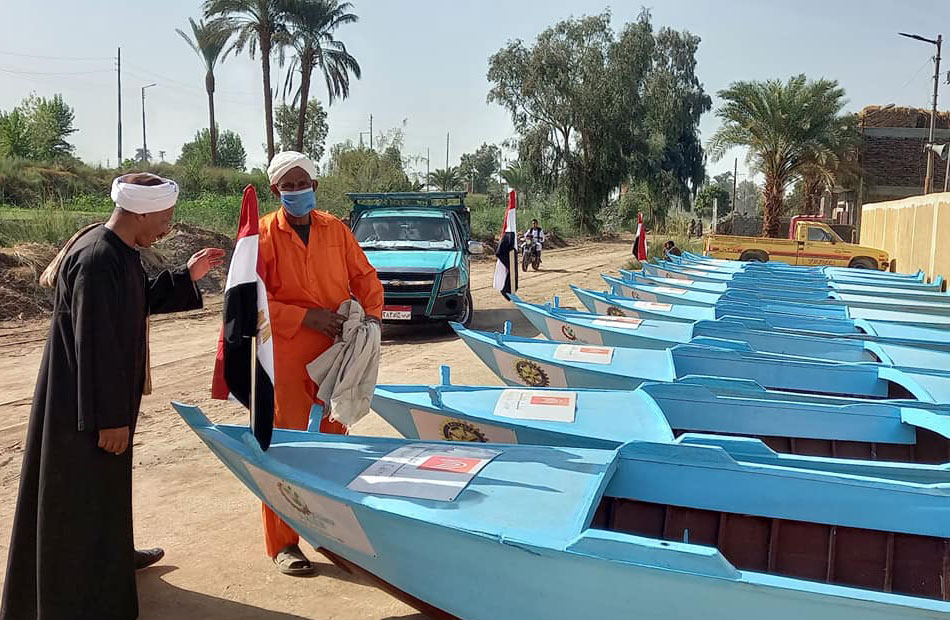 يعاملون النهر كإنسان صيادو الصعيد في «حياة كريمة بعد مبادرة «صناع الخير والمراكب الحديثة | صور 