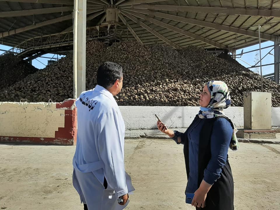 أحمد أبو اليزيد أثناء لقاءه مع بوابة الأهرام