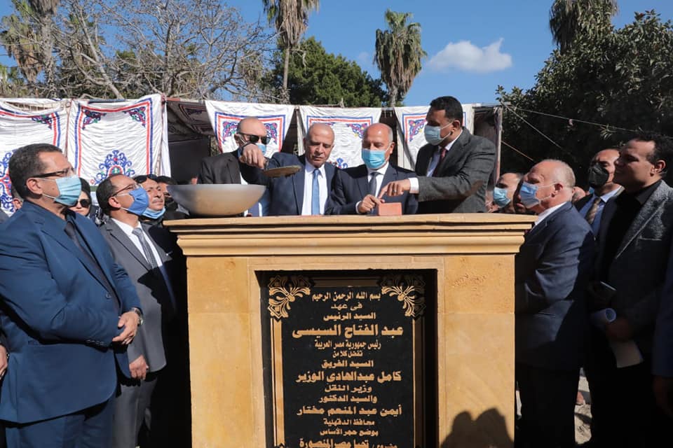 وزير النقل يدشن مشروع "تحيا مصر المنصورة" 