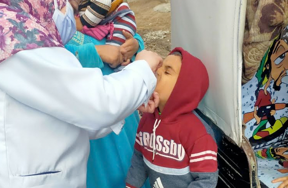 الفرق الطبية بالدقهلية تنتشر بالمدن والقرى في أول أيام الحملة القومية ضد مرض شلل الأطفال| صور