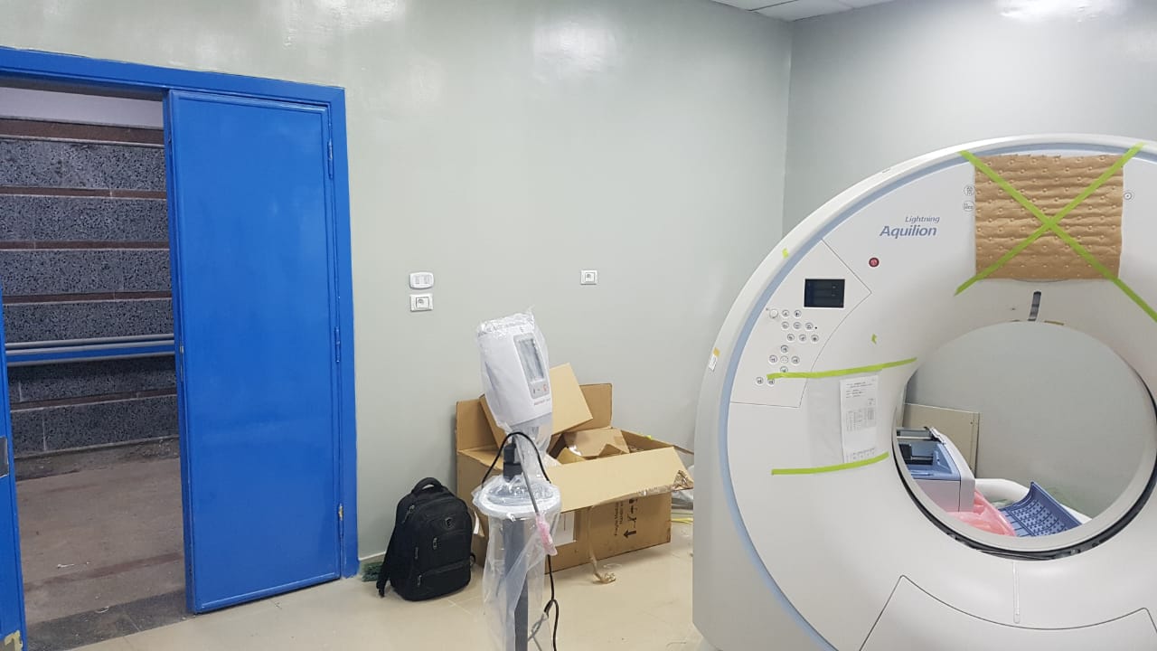 تشغيل جهاز أشعة مقطعية بمستشفى صدر المحلة الكبرى