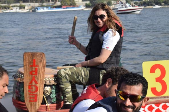 مراسم الاحتفال بتأسيس الاتحاد المصرى لقوارب التنين "دراجون بوت"