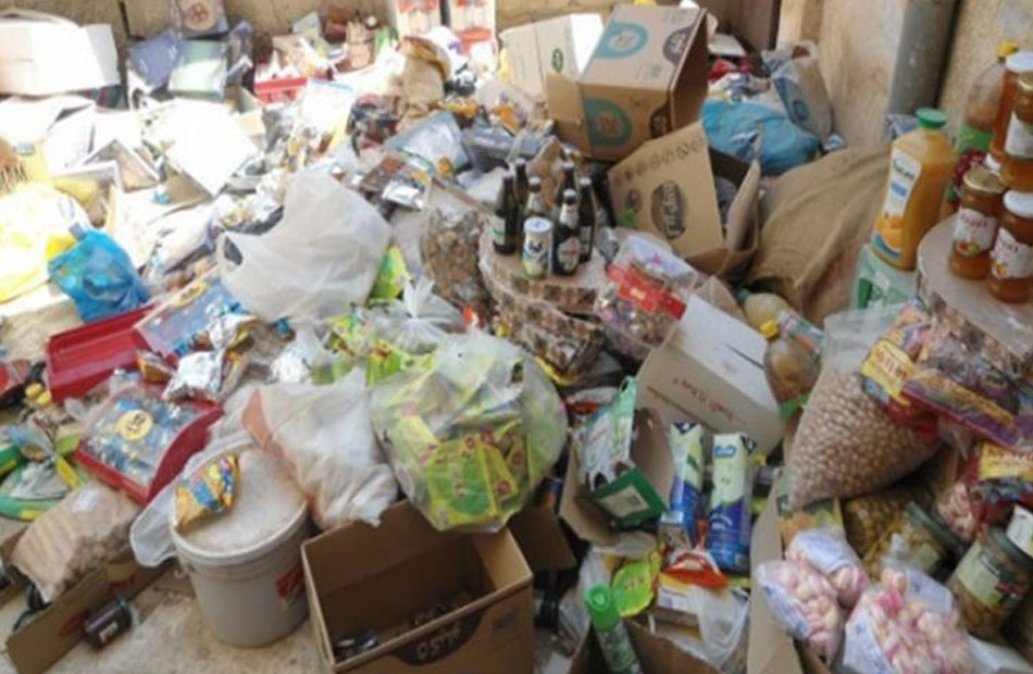 ضبط  آلاف عبوة غذائية غير صالحة للاستهلاك الآدمي في حملة بقلين وكفر الشيخ 