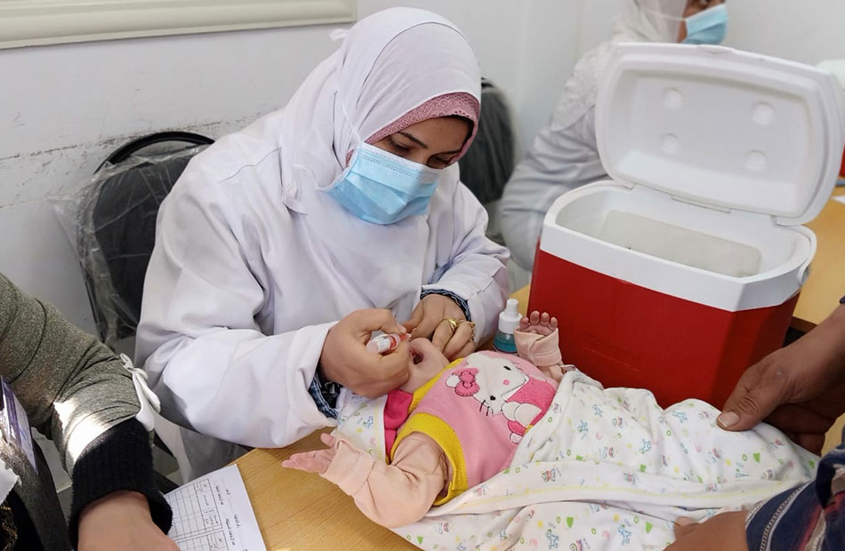 الصحة تعلن إطلاق الحملة القومية للتطعيم ضد شلل الأطفال