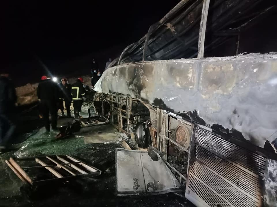 ارتفاع عدد ضحايا حادث أتوبيس في طريق «أسيوط- البحر الأحمر»