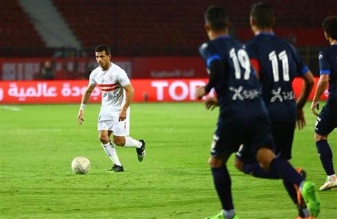  دقيقة الزمالك يحافظ على الثنائية في شباك الإنتاج الحربي