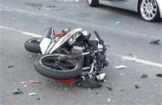   إصابة  أشخاص في حادث انقلاب دراجة نارية بكفرالشيخ 