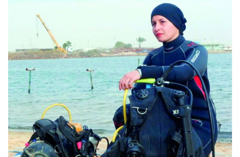 قصة نجاح .. «بسنت كامل» أول مصرية تتخصص في اللحام تحت الماء - بوابة الأهرام