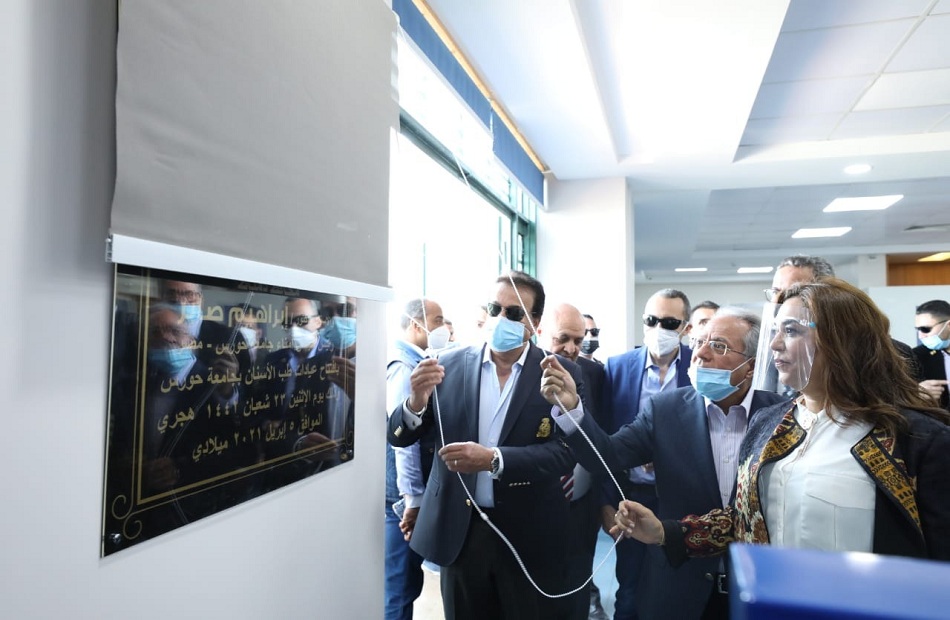 وزير التعليم العالي يفتتح منشآت جديدة بجامعة حورس بدمياط ويضع حجر الأساس للمستشفى الجامعي |صور