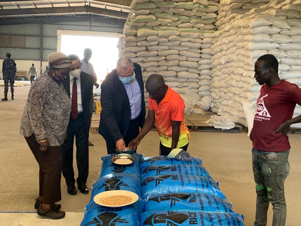 وزير الزراعة يزور بعض المشروعات الزراعية بجنوب السودان