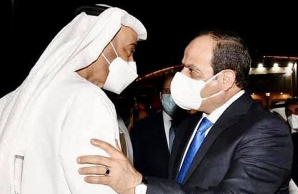 الرئيس السيسي يتلقى اتصالًا هاتفيًا من ولي عهد أبو ظبي للتهنئة بمناسبة قرب حلول عيد الفطر المبارك