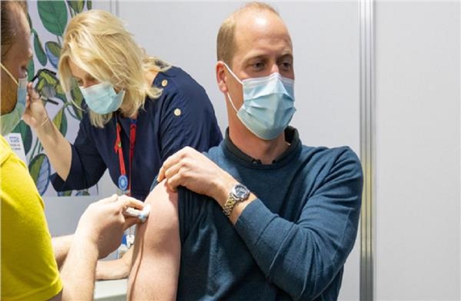 الأمير وليام يحصل على التطعيم ضد فيروس كورونا