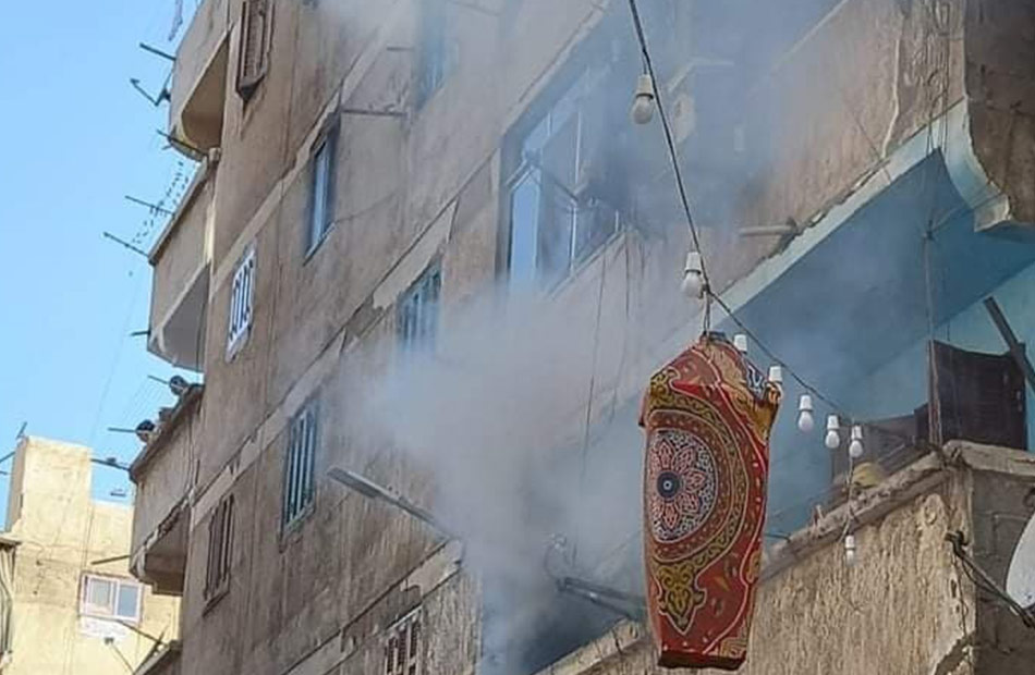 إصابة سيدة وطفليها في حريق بشقة بـ العجمي غربي الإسكندرية | صور - بوابة  الأهرام