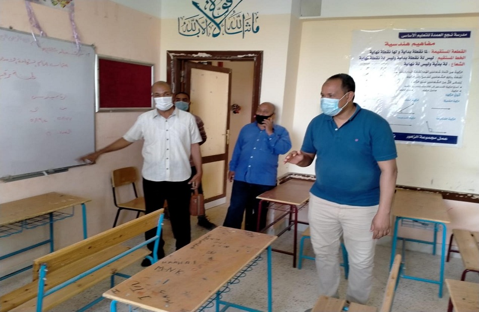 رئيس مركز الطود بالأقصر يعلن الانتهاء من مدرسة نجع أبو الحمد أول يوليو