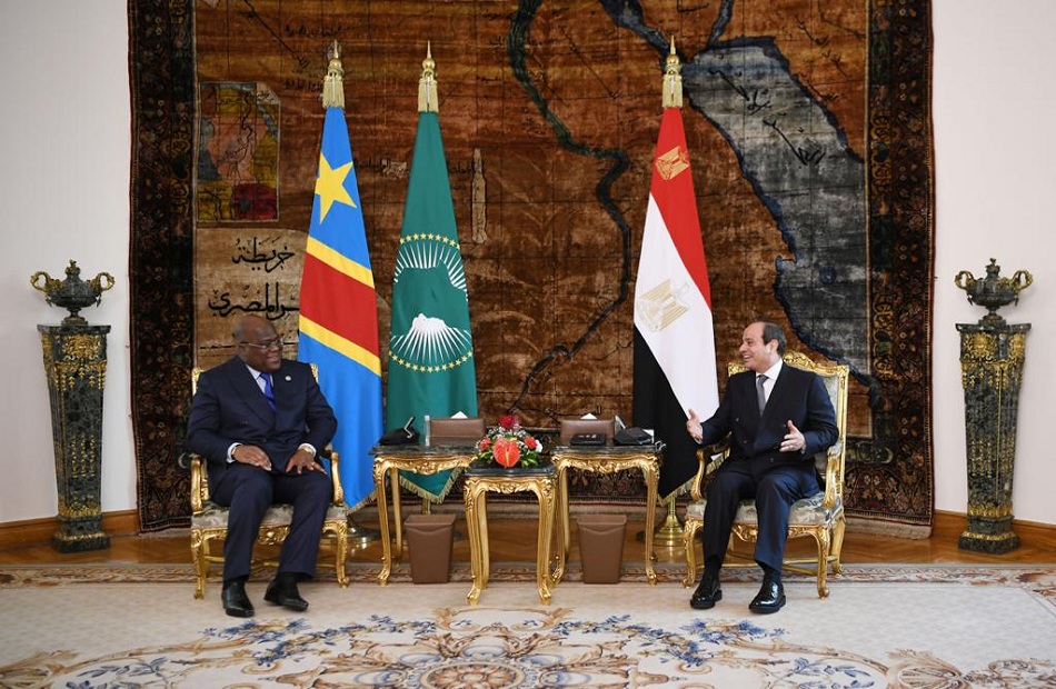 الموقع الرئاسي ينشر فيديو استقبال ومباحثات الرئيس السيسي ورئيس جمهورية الكونغو الديمقراطية | فيديو