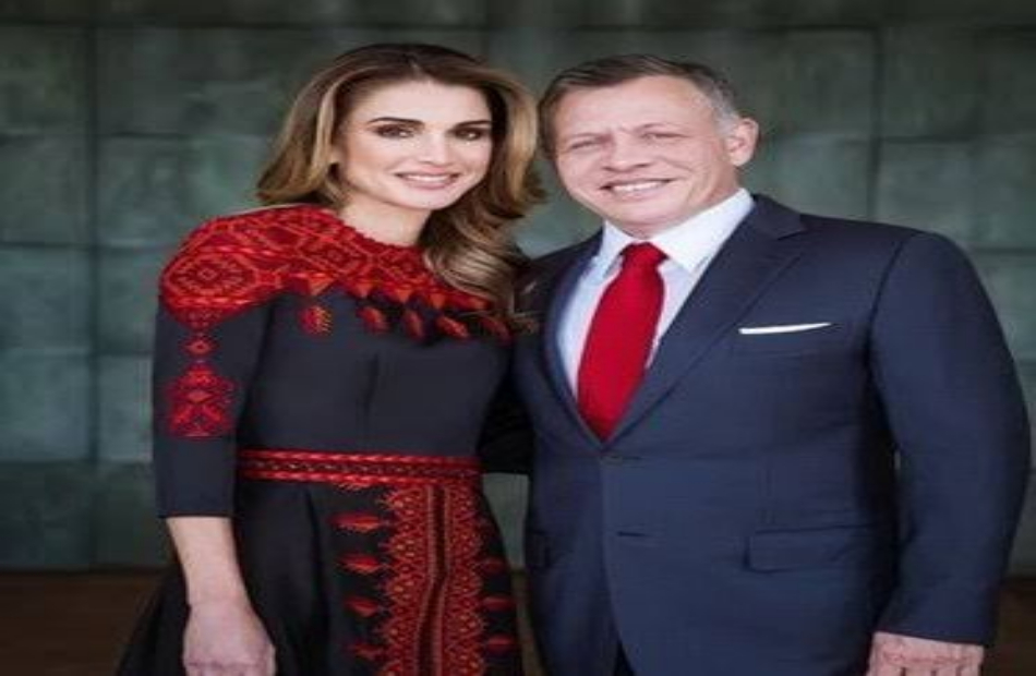 الملكة رانيا تحتفل بعيد زواجها من الملك عبد الله الثاني