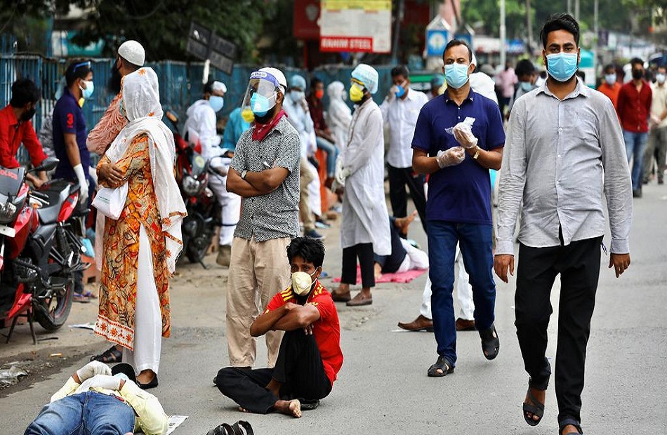 بنجلاديش تسجل أكثرمن  ألف إصابة جديدة بكورونا خلال  ساعة و وفاة