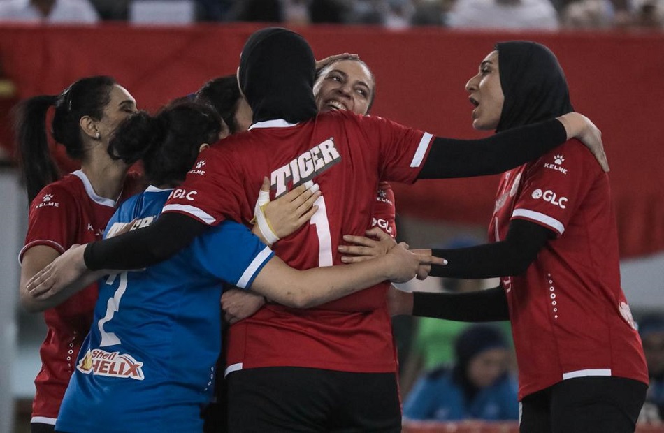 ;سيدات طائرة الأهلي; يواجه هليوبوليس في كأس مصر