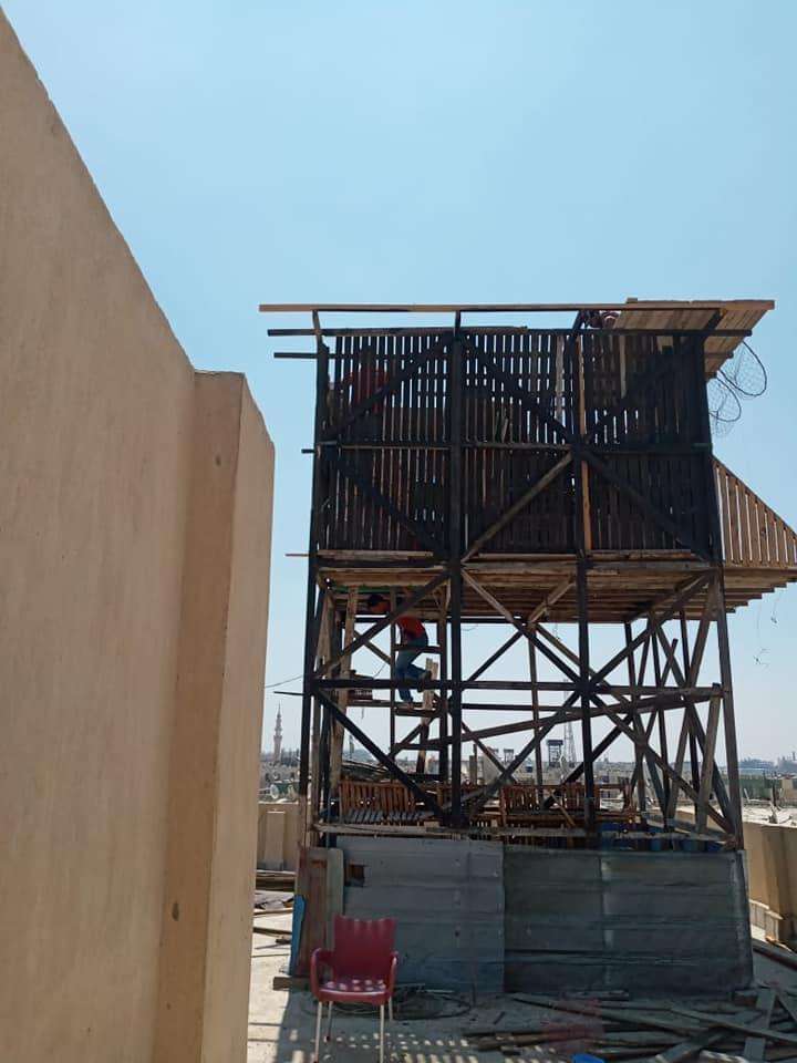 حملة لإزالة أبراج الحمام المخالفة أعلى أسطح ضواحي بورسعيد |صور - بوابة  الأهرام