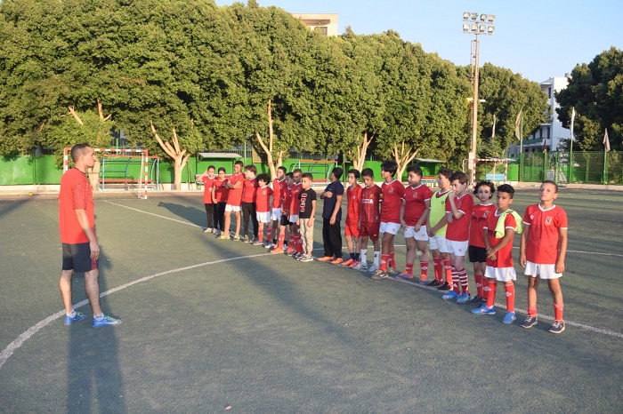 افتتاح أكاديمية النادي الأهلي لكرة القدم بجامعة سوهاج