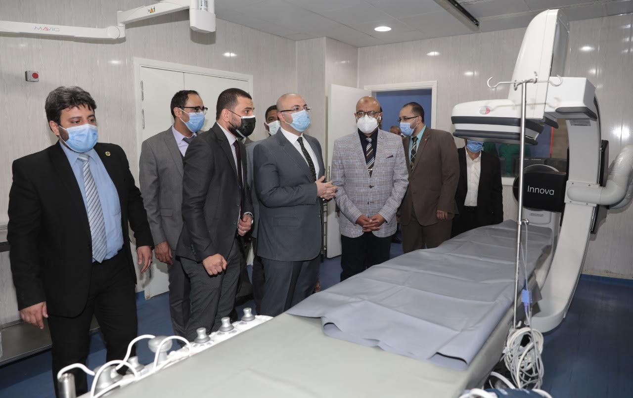 افتتاح وحدة قسطرة القلب بمستشفى التأمين الصحي في بني سويف