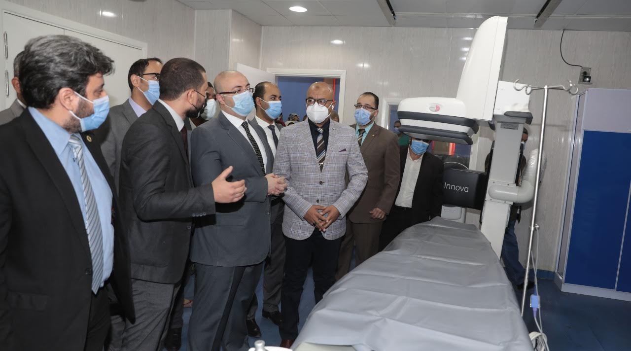 افتتاح وحدة قسطرة القلب بمستشفى التأمين الصحي في بني سويف