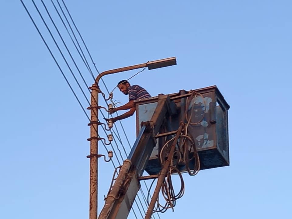 إحلال وتجديد شبكات الكهرباء فى كفر الشيخ