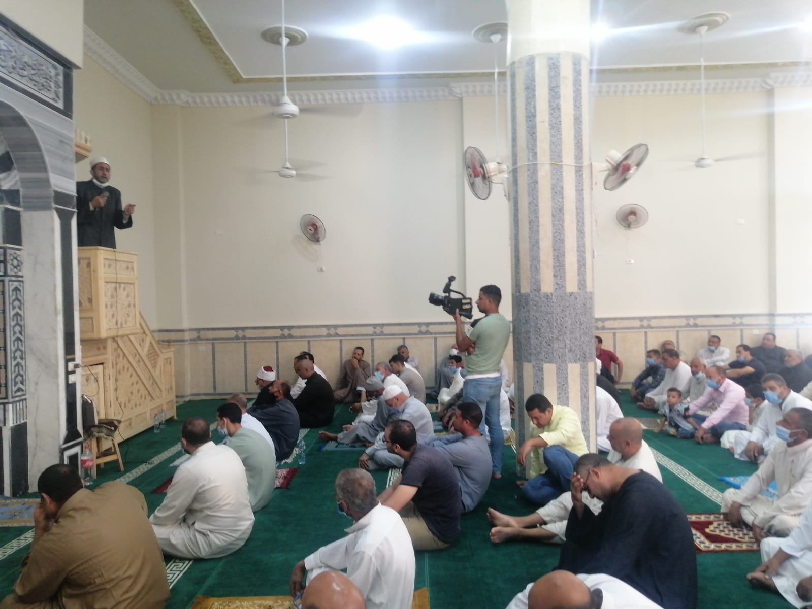افتتاح مسجد الصنفاوي بتكلفة  ملايين جنيه بالجهود الذاتية في كفر الشيخ | صور 