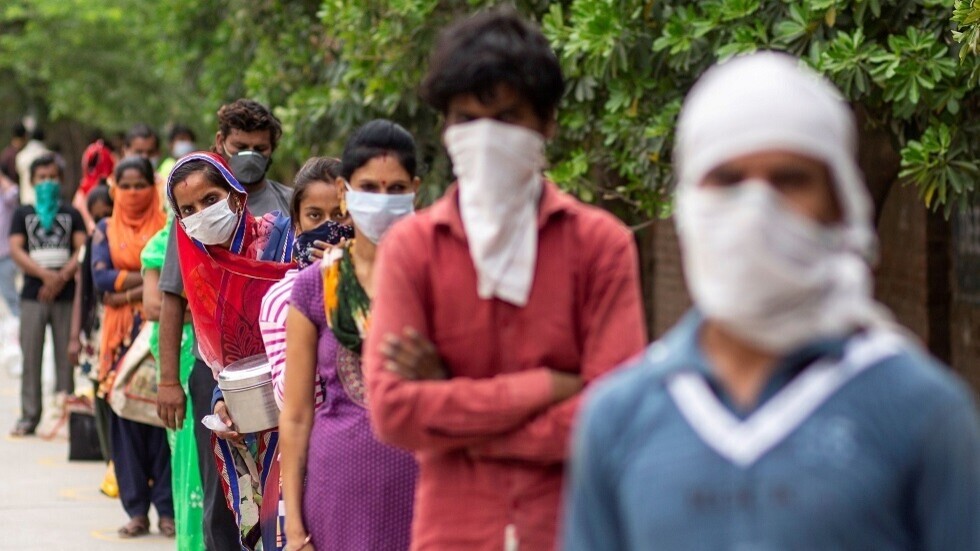 الهند تسجل  آلاف و  إصابة بفيروس كورونا