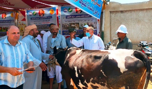  بيطري الشرقية يُنظم قافلتين بيطريتين بقريتي بحر البقر 2 وسماكين الغرب