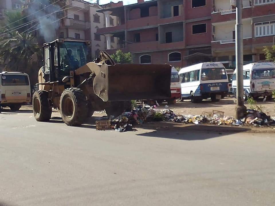 رفع  طن قمامة في حملات نظافة بقرى مركز شبين الكوم بالمنوفية |صور