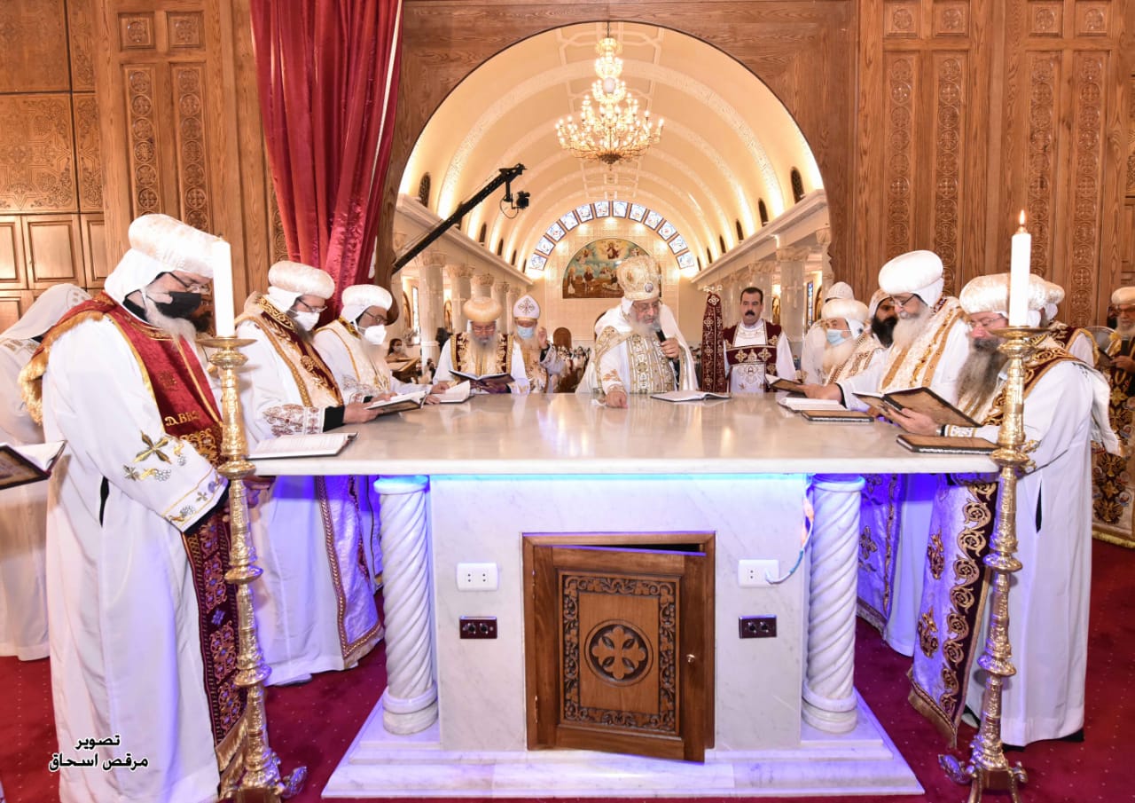  البابا تواضروس يدشن الكاتدرائية الجديدة بدير مارجرجس بالخطاطبة 