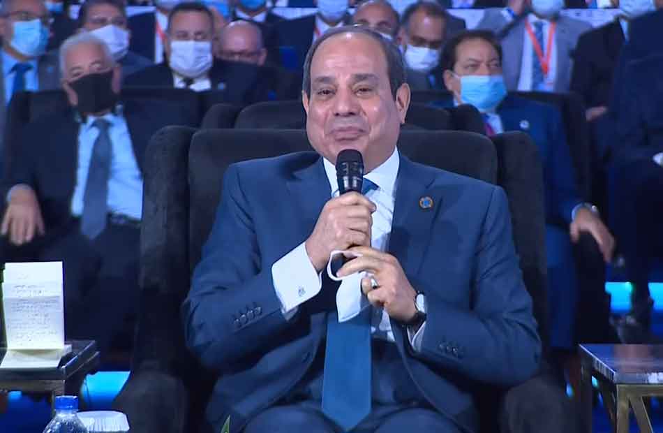 الرئيس السيسي الإنسان هو المخلوق الوحيد الذي لديه القدرة على الهدم والتخريب وأيضًا التعمير