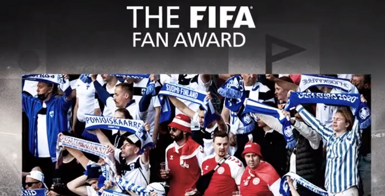 جوائز الفيفا للأفضل  جمهور الدنمارك وفنلندا يفوزان بجائزة مشجع الفيفا 