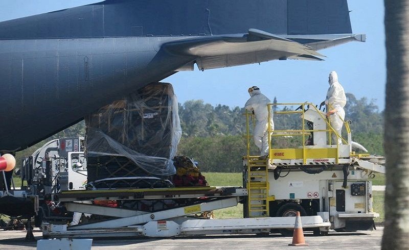 وصول أول طائرة أسترالية مُحملة بالمساعدات إلى تونجا بعد ثوران بركاني
