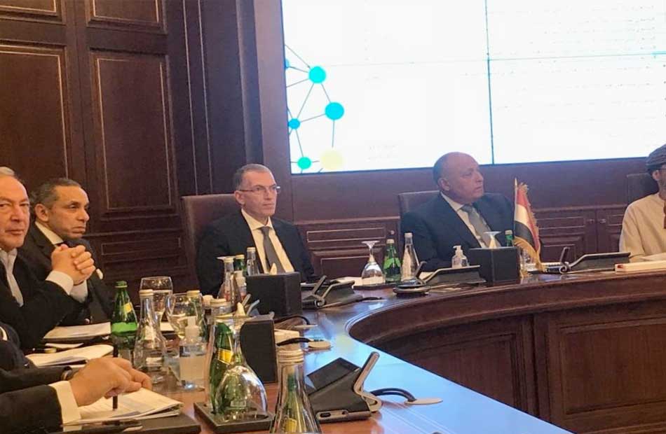 وزير الخارجية يدعو القطاع الخاص ورجال الأعمال العمانيين إلى تعزيز وزيادة تواجدهم في السوق المصرية |صور