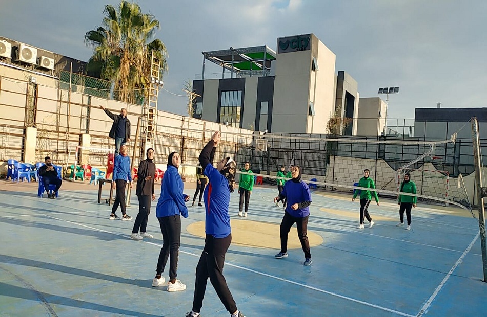 جانب من فعاليات الدوري الرياضي للاتحاد العام لمراكز شباب مصر