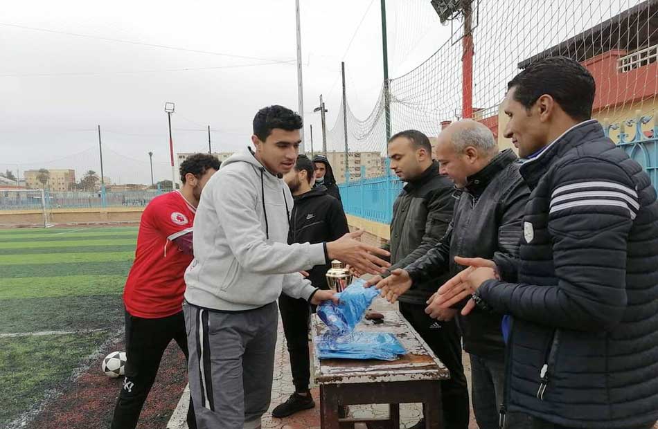 مهرجان رياضي لخماسيات كرة القدم ضمن احتفالات عيد الشرطة بكفر الشيخ | صور 