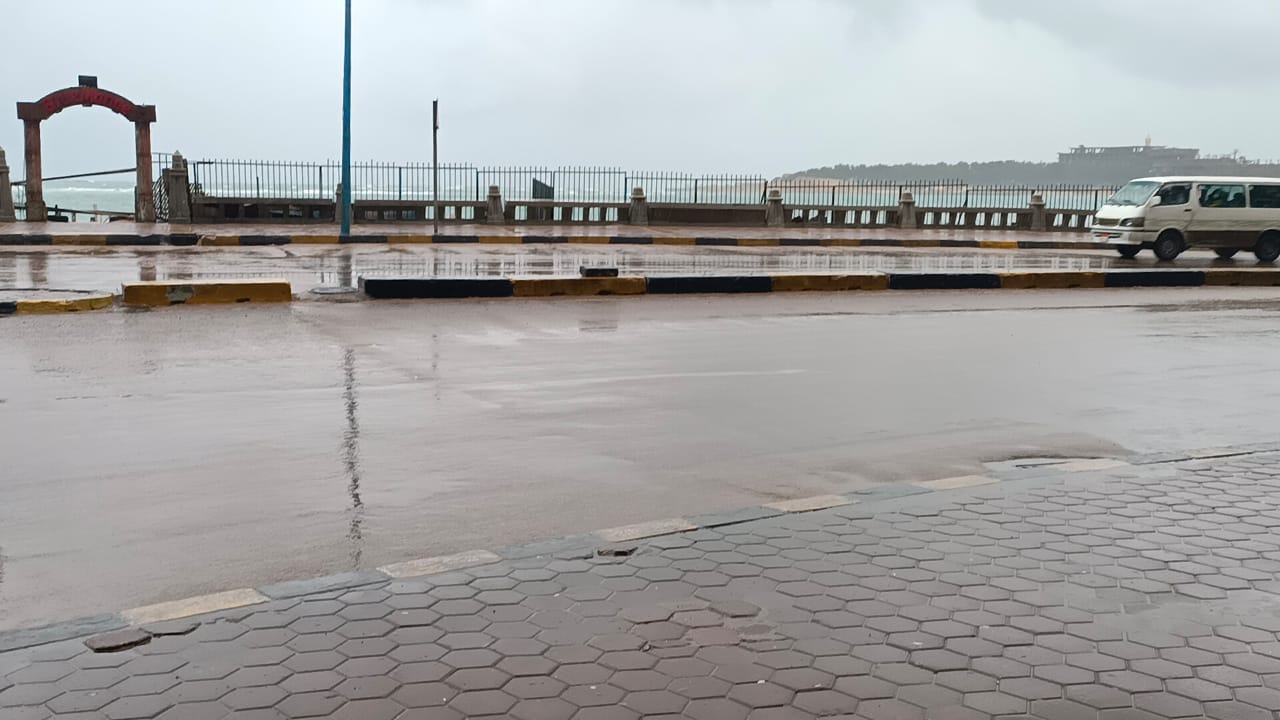 أمطار وصقيع يضربان الإسكندرية