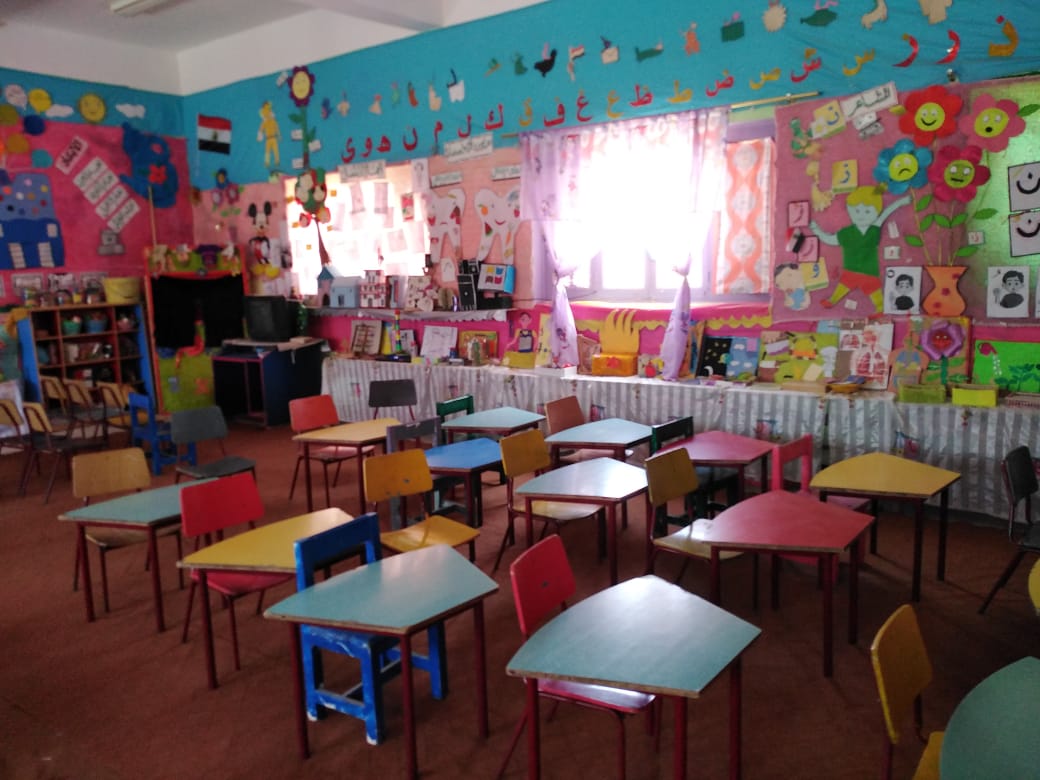 العودة للدراسة انطلاق العام الدراسي الجديد في  مدرسة بكفرالشيخ| صور  