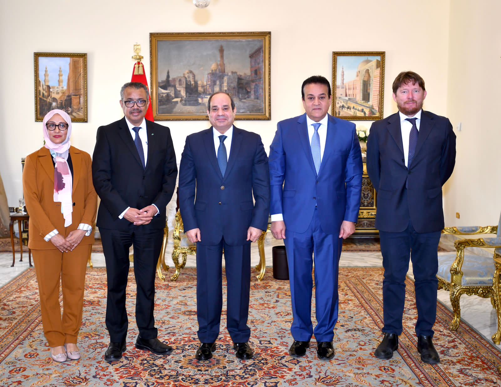 الرئيس السيسي يؤكد الحرص على تطوير التعاون مع منظمة الصحة العالمية لتعزيز الخدمات الطبية في مصر