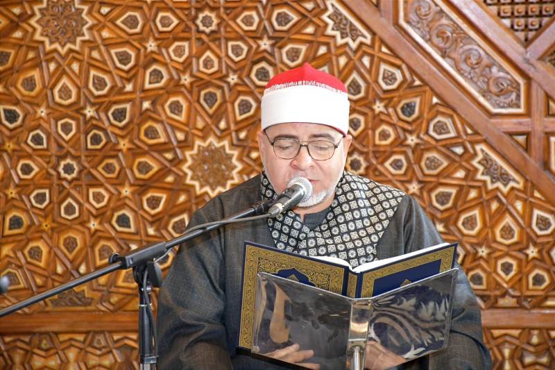 انطلاق مقرأة كبار القراء بمسجد الإمام الحسين